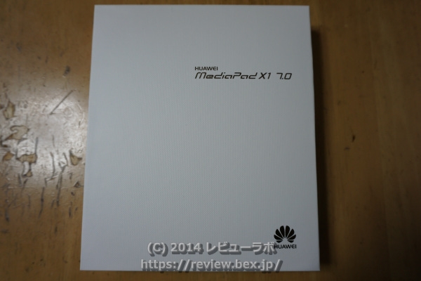 ファーウェイ 「MediaPad X1 7.0 SIMフリー」 箱