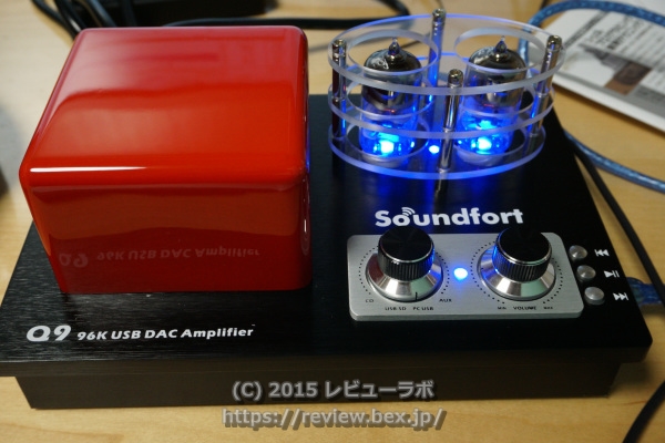 Soundfort ハイレゾ対応USBDAC搭載 真空管ハイブリッドアンプ 「Q9」