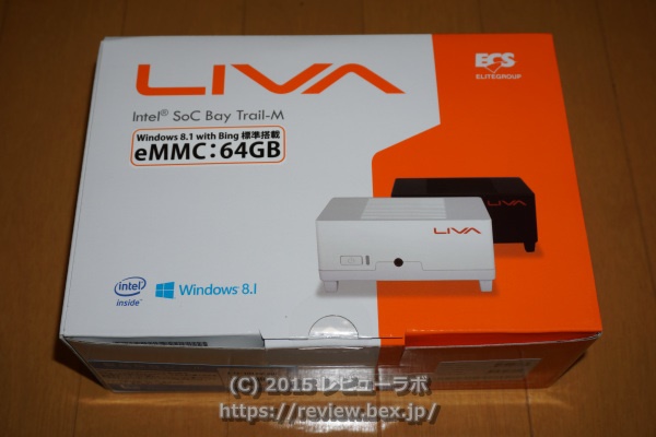 ECS 小型PC「LIVA-C0-2G-64G-W-OS」 パッケージ