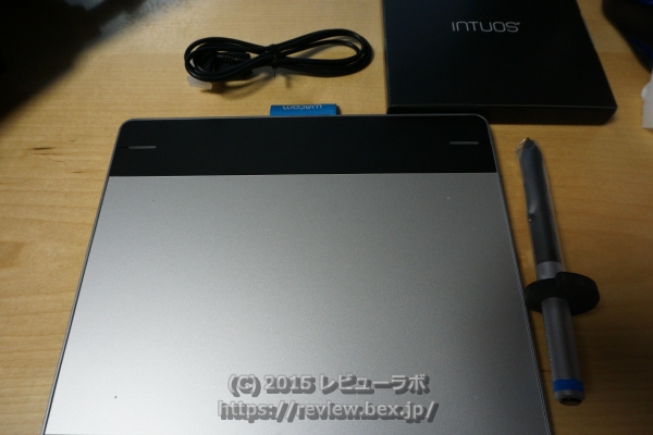 Wacomのペンタブレット「Intuos pen small CTL-480/S1」 同梱物