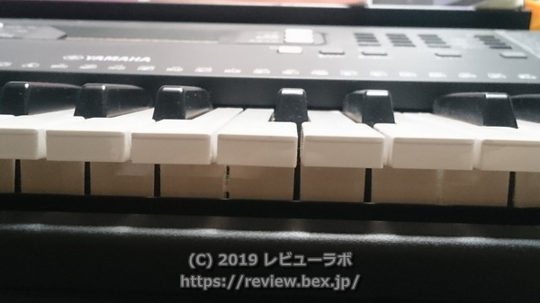 ヤマハ ポータブルキーボード「PSR-E363 PORTATONE（ポータトーン）」 鍵盤